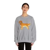 Golden Retriever Unisex Heavy Blend™ Crewneck Sweatshirt