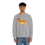 Golden Retriever Unisex Heavy Blend™ Crewneck Sweatshirt