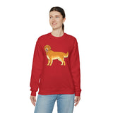 Golden Retriever Unisex Heavy Blend™ Crewneck Sweatshirt