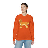 Golden Retriever Unisex Heavy Blend™ Crewneck Sweatshirt
