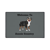 Australian Shepherd Heavy Duty Floor Mat, Welcome Mat Dog, Dog Doormat, Custom Dog Gift, Dog Breeds, Dog Door Mat, Dog Welcome Doormat