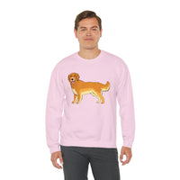 Golden Retriever Unisex Heavy Blend™ Crewneck Sweatshirt