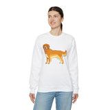 Golden Retriever Unisex Heavy Blend™ Crewneck Sweatshirt