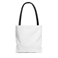 Dachshund AOP Tote Bag, 3 Sizes, Polyester, Boxed Corners, Black Cotton Handles, FREE Shipping, Made in USA!!