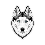 Siberian Husky Kiss-Cut Stickers, Made in USA