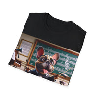 French Bulldog Music Band Director Teacher T-Shirt, Teacher Shirt, School Shirt, Teacher Gift, Back to School French Bulldog Lover Shirt, Custom Dog Shirt, Teacher Appreciation, Dog Mom Shirt, Dog Dad Shirt