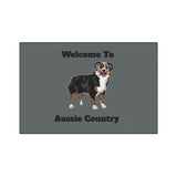 Australian Shepherd Heavy Duty Floor Mat, Welcome Mat Dog, Dog Doormat, Custom Dog Gift, Dog Breeds, Dog Door Mat, Dog Welcome Doormat