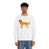 Golden Retriever Unisex Heavy Blend™ Crewneck Sweatshirt