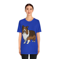 Shetland Sheepdog Unisex Jersey Short Sleeve Tee