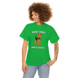 Airedale Terrier Unisex Heavy Cotton Tee, S - 5XL, 14 Colors, Light Fabric, FREE Shipping, Made in USA!!