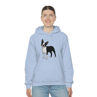Boston Terrier Unisex Heavy Blend™ Hooded Sweatshirt, S - 5XL, 12 Colors, Cotton/Polyester, FREE Shipping, Made in USA!!