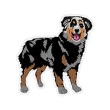Australian Shepherd Kiss-Cut Stickers