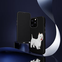 West Highland White Terrier Tough Cell Phone Cases, Impact Resistant, Matte or Glossy, FREE Shipping, Made in USA!!