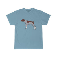 German Shorthaired Pointer Men's Short Sleeve Tee, 100% Cotton, Light Fabric, FREE Shipping, Made in USA!!