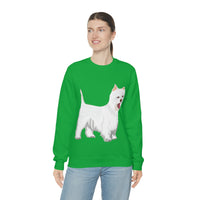 West Highland White Terrier Unisex Heavy Blend™ Crewneck Sweatshirt, S - 5XL, Cotton/Polyester, FREE Shipping, Made in USA!!