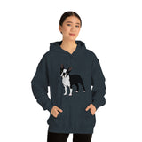 Boston Terrier Unisex Heavy Blend™ Hooded Sweatshirt, S - 5XL, 12 Colors, Cotton/Polyester, FREE Shipping, Made in USA!!