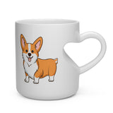 Pembroke Welsh Corgi Heart Shape Mug