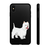 West Highland White Terrier Tough Cell Phone Cases, Impact Resistant, Matte or Glossy, FREE Shipping, Made in USA!!