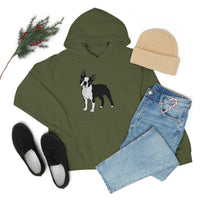 Boston Terrier Unisex Heavy Blend™ Hooded Sweatshirt, S - 5XL, 12 Colors, Cotton/Polyester, FREE Shipping, Made in USA!!