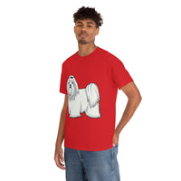 Maltese Unisex Heavy Cotton Tee, S - 5XL, 12 Colors, 100% Cotton, Medium Fabric, FREE Shipping, Made in USA!!