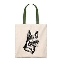 German Shepherd Tote Bag - Vintage