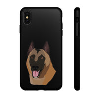 Belgian Malinois Tough Cell Phone Cases, Two Layers, Impact Resistant, Made in USA!!