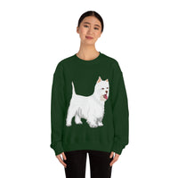 West Highland White Terrier Unisex Heavy Blend™ Crewneck Sweatshirt, S - 5XL, Cotton/Polyester, FREE Shipping, Made in USA!!