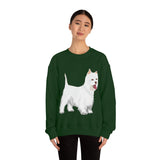 West Highland White Terrier Unisex Heavy Blend™ Crewneck Sweatshirt, S - 5XL, Cotton/Polyester, FREE Shipping, Made in USA!!