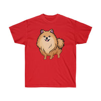 Pomeranian Unisex Ultra Cotton Tee, Made in USA