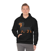 Dachshund Unisex Heavy Blend™ Hooded Sweatshirt, S - 5XL, 13 Colors, Cotton/Polyester, FREE Shipping, Made in USA!!