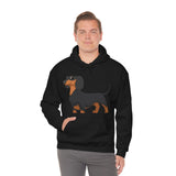 Dachshund Unisex Heavy Blend™ Hooded Sweatshirt, S - 5XL, 13 Colors, Cotton/Polyester, FREE Shipping, Made in USA!!