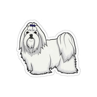 Shih Tzu Die-Cut Stickers, Water Resistant Vinyl, 5 Sizes, Matte Finish, Indoor/Outdoor, FREE Shipping, Made in USA!!