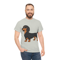 Dachshund Unisex Heavy Cotton Tee, S - 5XL, 12 Colors, Light Fabric, FREE Shipping, Made in USA!!