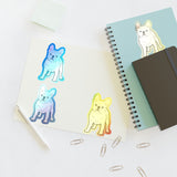 French Bulldog Sticker Sheets, 2 Image Sizes, 3 Image Surfaces, Water Resistant Vinyl, FREE Shipping, Made in USA!!