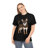 Chihuahua Unisex Heavy Cotton Tee, S - 5XL, 12 Colors, 100% Cotton, Made in the Usa, Free Shipping!!