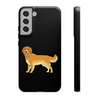 Golden Retriever Cell Phone Cases, Samsung, iPhone, Google, Impact Resistant, Dual Layer for Protection, FREE Shipping, Made in USA!!