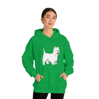 West Highland White Terrier Unisex Heavy Blend™ Hooded Sweatshirt, S - 5XL, Cotton/Polyester, FREE Shipping, Made in USA!!