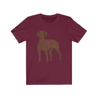 Vizsla Unisex Jersey Short Sleeve Tee, 18 Colors, S - 3XL, FREE Shipping, Made in the USA!!