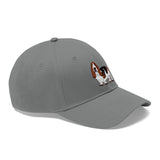 Basset Hound Unisex Twill Hat, Cotton Twill, Adjustable Velcro Closure, FREE Shipping, Made in USA!!