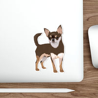 Chihuahua Die-Cut Stickers, 5 Sizes, Water Resistant Vinyl, Waterproof Adhesive, Indoor/Outdoor, Matte Finish, FREE Shipping!!