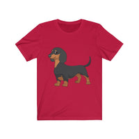 Dachshund  Unisex Jersey Short Sleeve Tee
