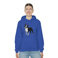 Boston Terrier Unisex Heavy Blend™ Hooded Sweatshirt, S - 5XL, 12 Colors, Cotton/Polyester, FREE Shipping, Made in USA!!