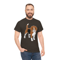 Beagle Unisex Heavy Cotton Tee, Made in the USA!!