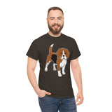 Beagle Unisex Heavy Cotton Tee, Made in the USA!!