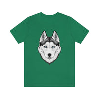 Siberian Husky Unisex Jersey Short Sleeve Tee, 12 Colors, XS-4XL, Light Fabric, FREE Shipping, Made in USA!!