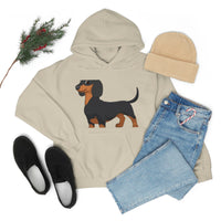 Dachshund Unisex Heavy Blend™ Hooded Sweatshirt, S - 5XL, 13 Colors, Cotton/Polyester, FREE Shipping, Made in USA!!