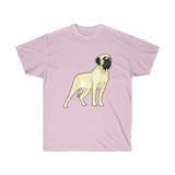 Mastiff Unisex Ultra Cotton Tee, 14 Colors Available, S-5XL, 100% Cotton, Made in the Usa!!