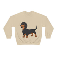 Dachshund Unisex Heavy Blend™ Crewneck Sweatshirt, S - 2XL, 14 Colors, Cotton/Polyester, Medium Fabric, FREE Shipping, Made in USA!!