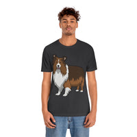 Shetland Sheepdog Unisex Jersey Short Sleeve Tee