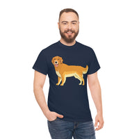 Golden Retriever Unisex Heavy Cotton Tee